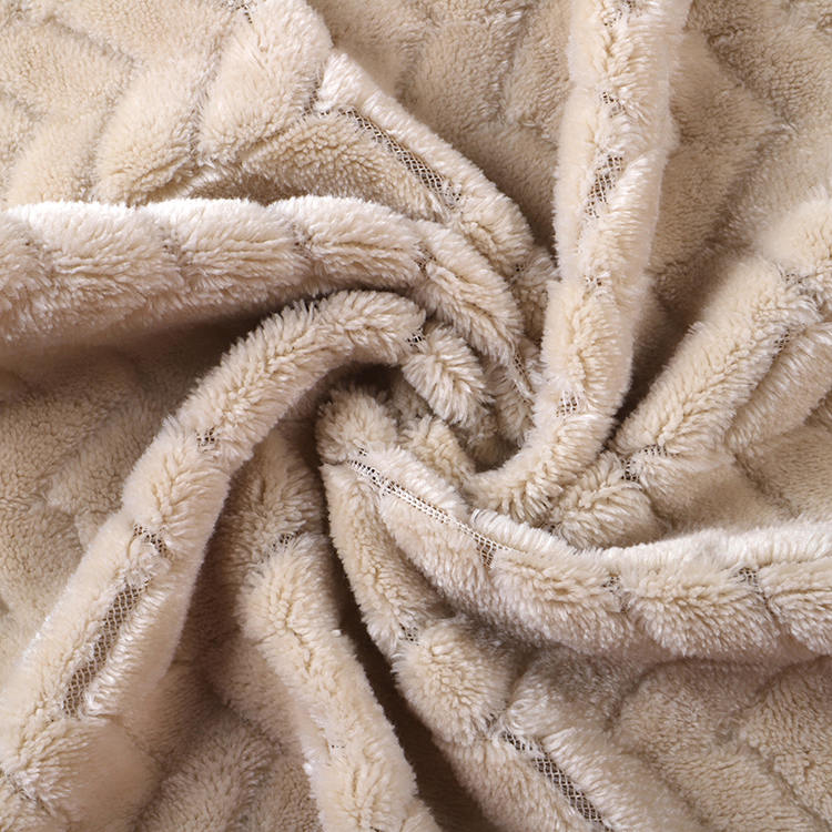 Jacquard Flannel Velvet fabricae